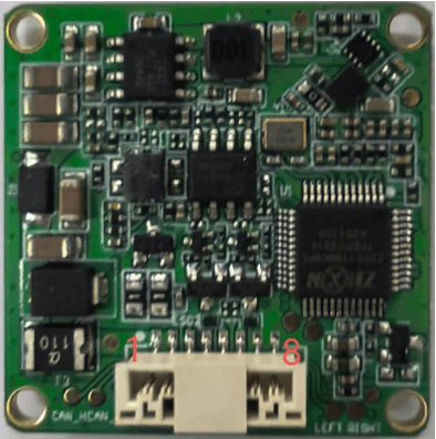 BD4104B-C01 blind-spot detection radar module back view